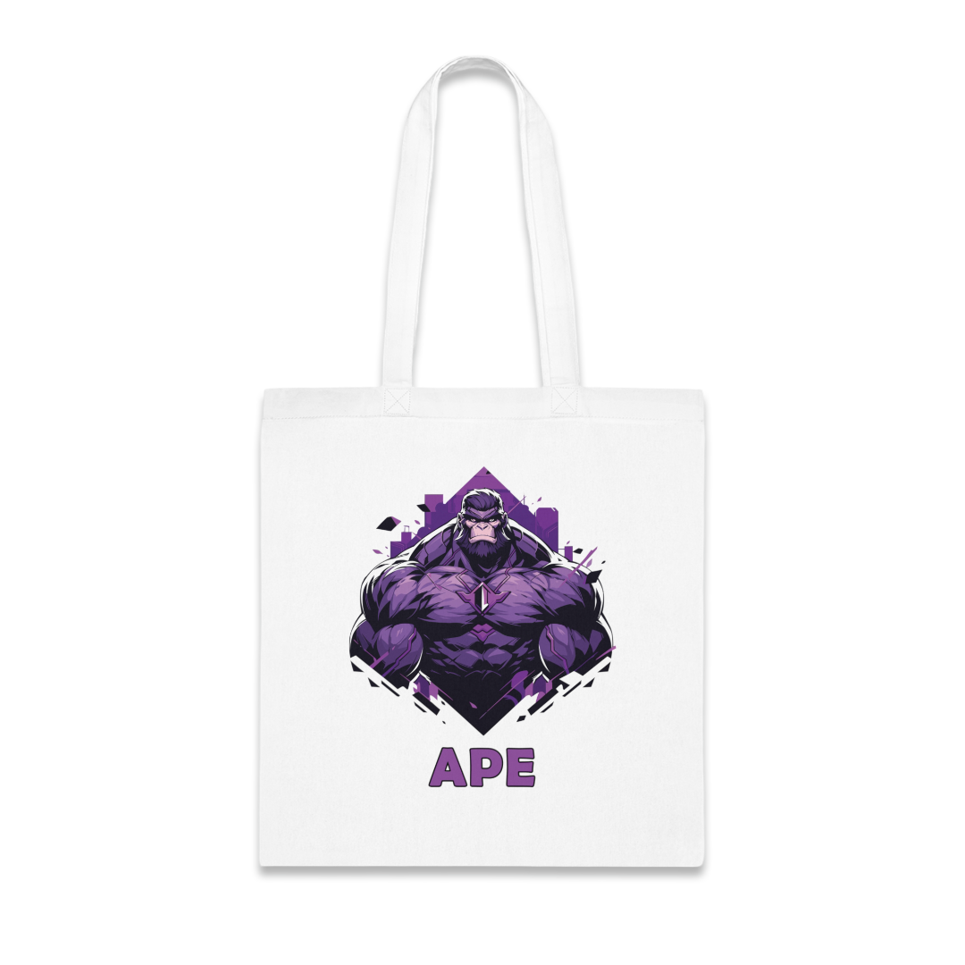 100%纯棉帆布手提袋 | Mascot-Ape-016