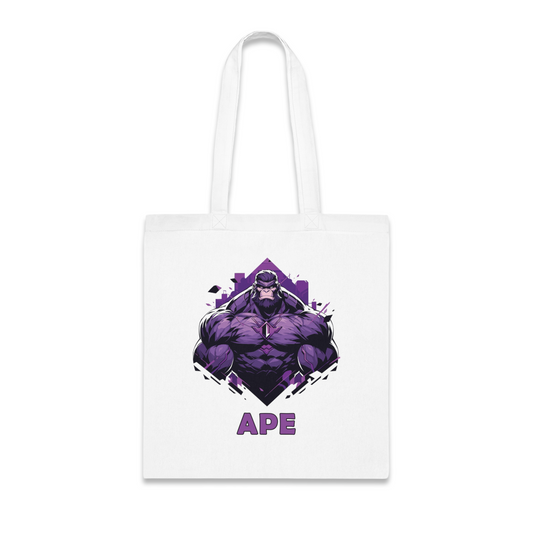 100% Cotton Canvas Tote Bag | Mascot-Ape-016