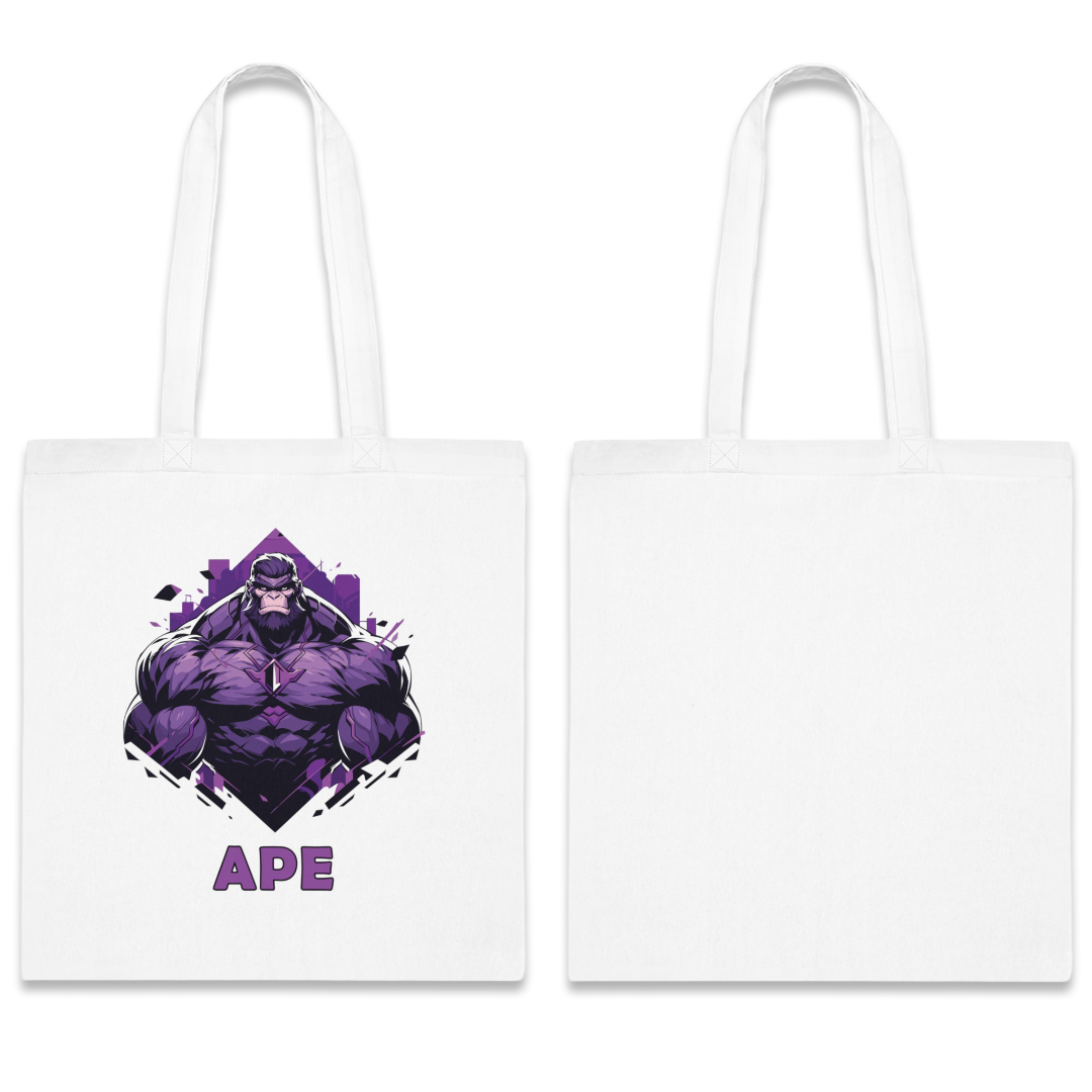 100% Cotton Canvas Tote Bag | Mascot-Ape-016