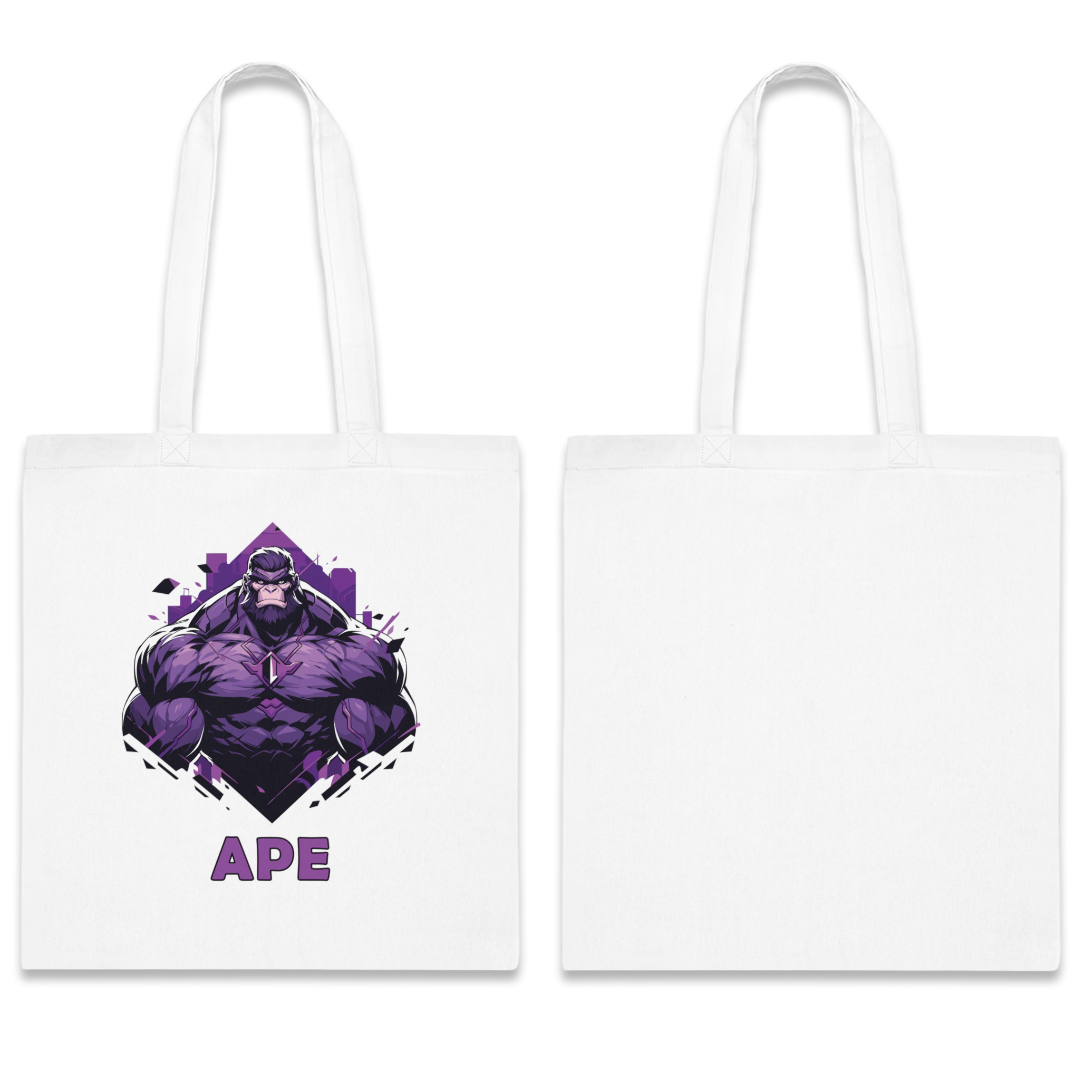 100%纯棉帆布手提袋 | Mascot-Ape-016