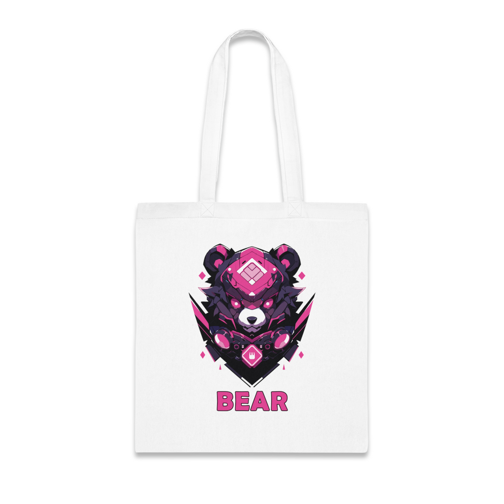 100%纯棉帆布手提袋 | Mascot-Bear-001