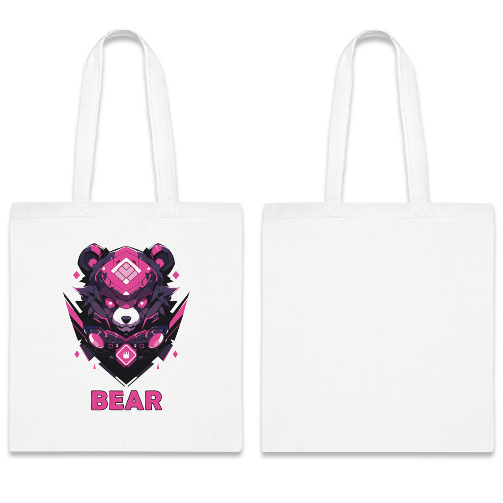 100%纯棉帆布手提袋 | Mascot-Bear-001