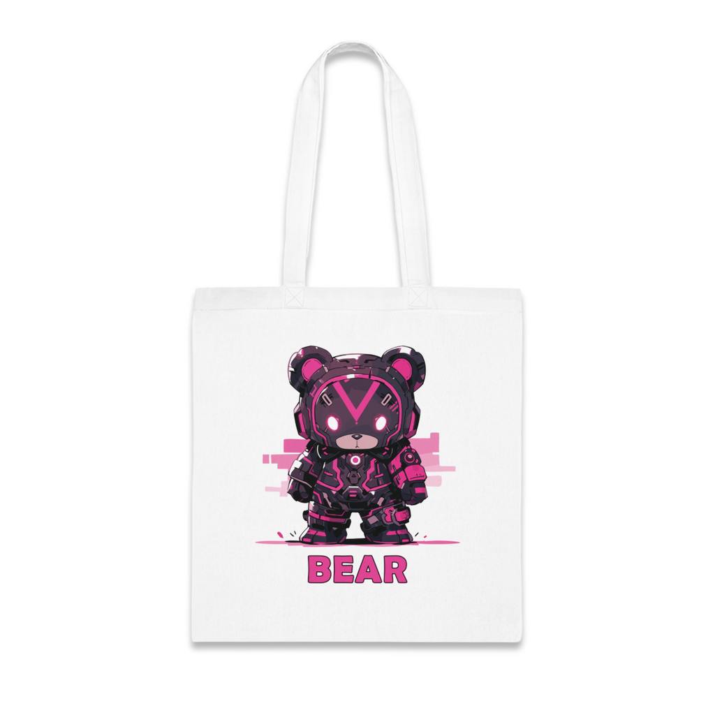 100%纯棉帆布手提袋 | Mascot-Bear-002