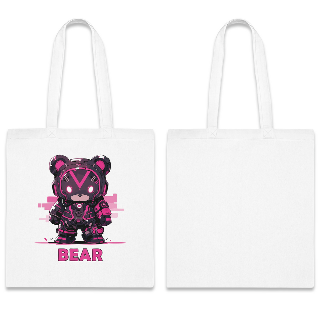 100%纯棉帆布手提袋 | Mascot-Bear-002