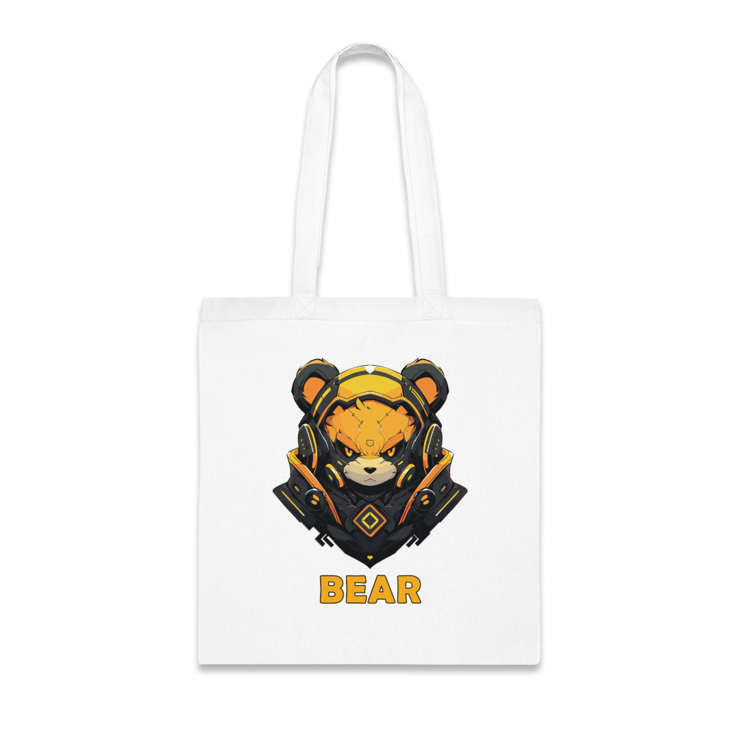 100%纯棉帆布手提袋 | Mascot-Bear-003