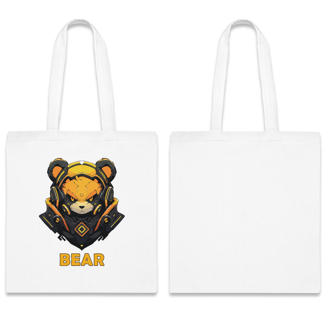 100%纯棉帆布手提袋 | Mascot-Bear-003