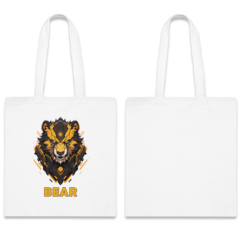 100%纯棉帆布手提袋 | Mascot-Bear-004