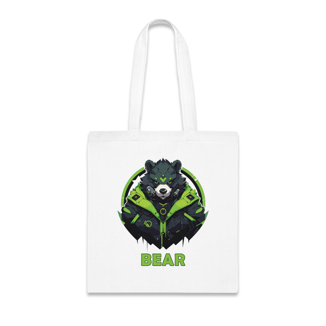 100%纯棉帆布手提袋 | Mascot-Bear-005