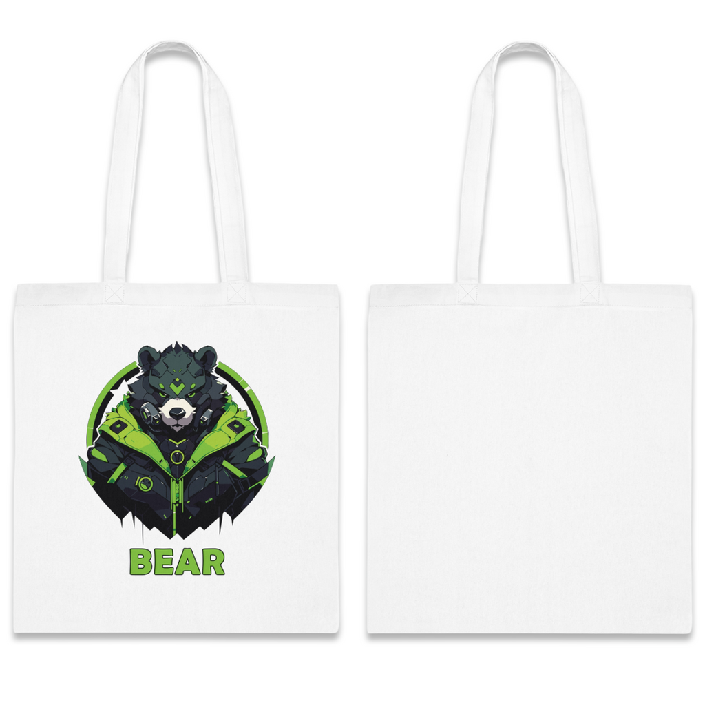 100%纯棉帆布手提袋 | Mascot-Bear-005