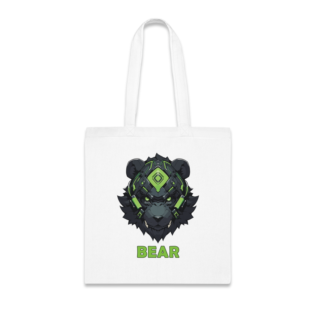 100%纯棉帆布手提袋 | Mascot-Bear-006