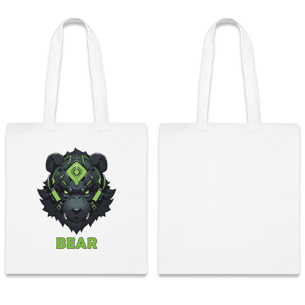 100%纯棉帆布手提袋 | Mascot-Bear-006