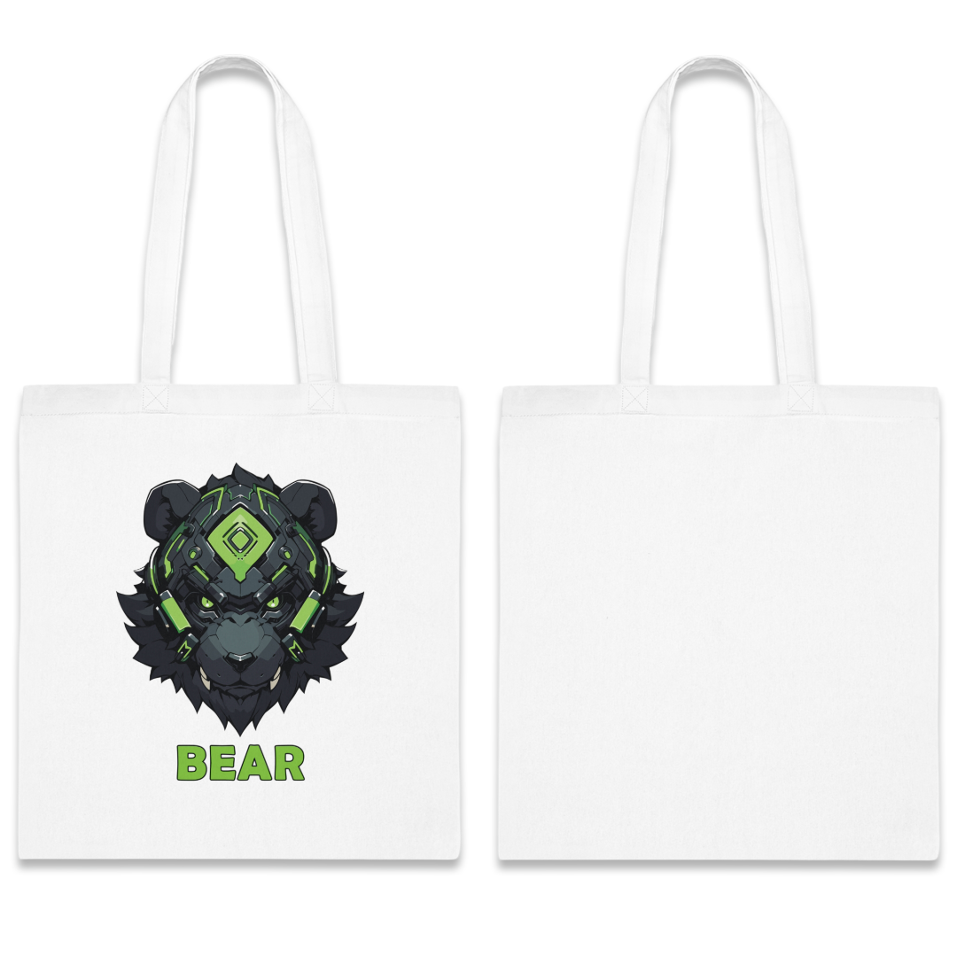 100%纯棉帆布手提袋 | Mascot-Bear-006