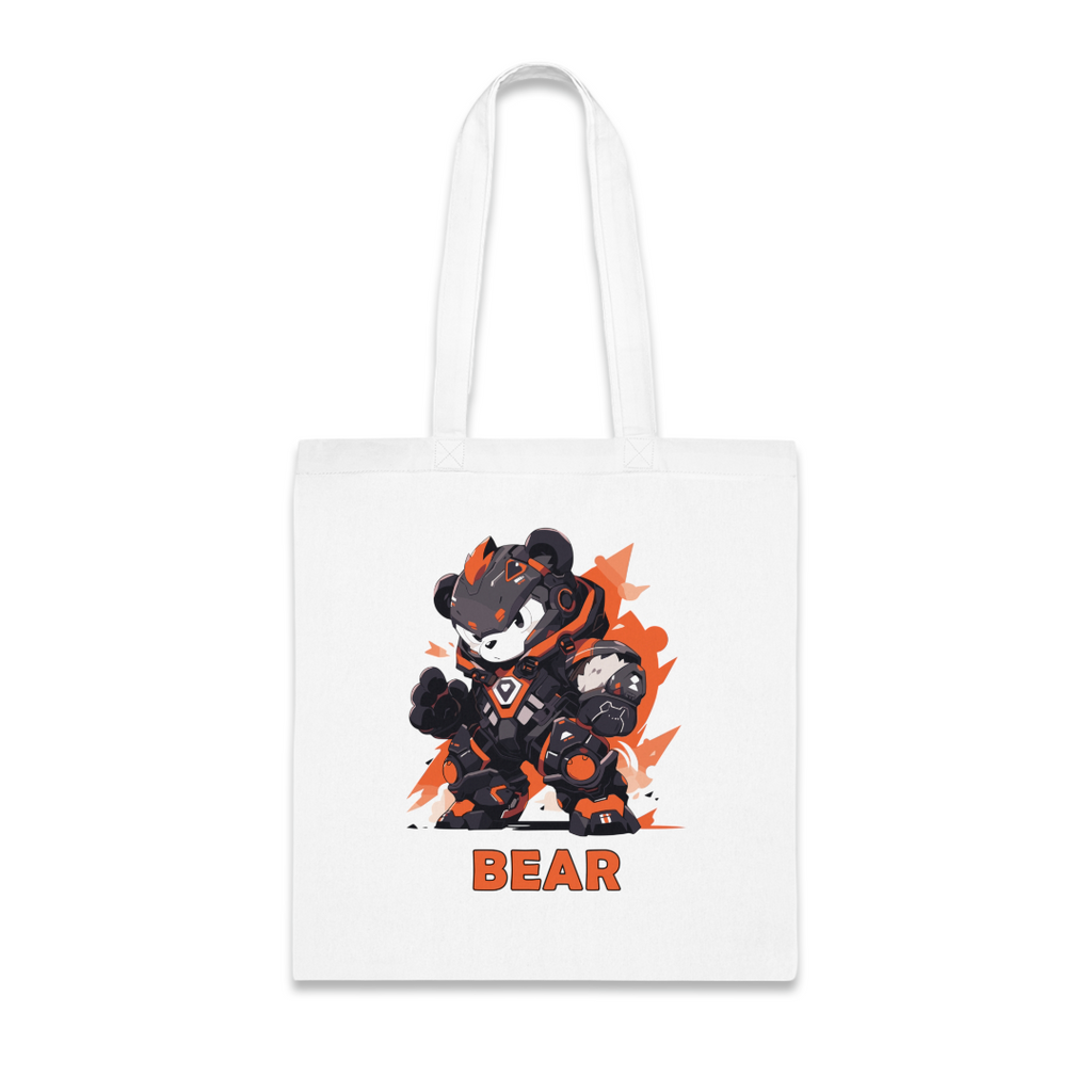 100%纯棉帆布手提袋 | Mascot-Bear-007