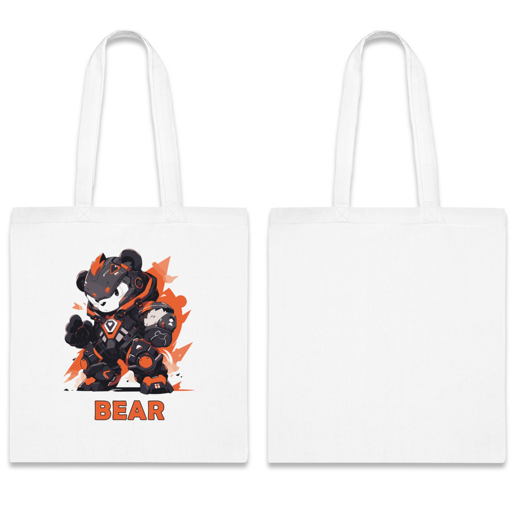 100%纯棉帆布手提袋 | Mascot-Bear-007