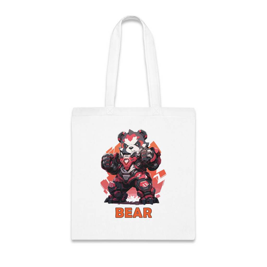 100%纯棉帆布手提袋 | Mascot-Bear-008
