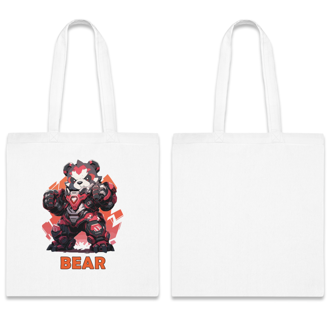 100%纯棉帆布手提袋 | Mascot-Bear-008