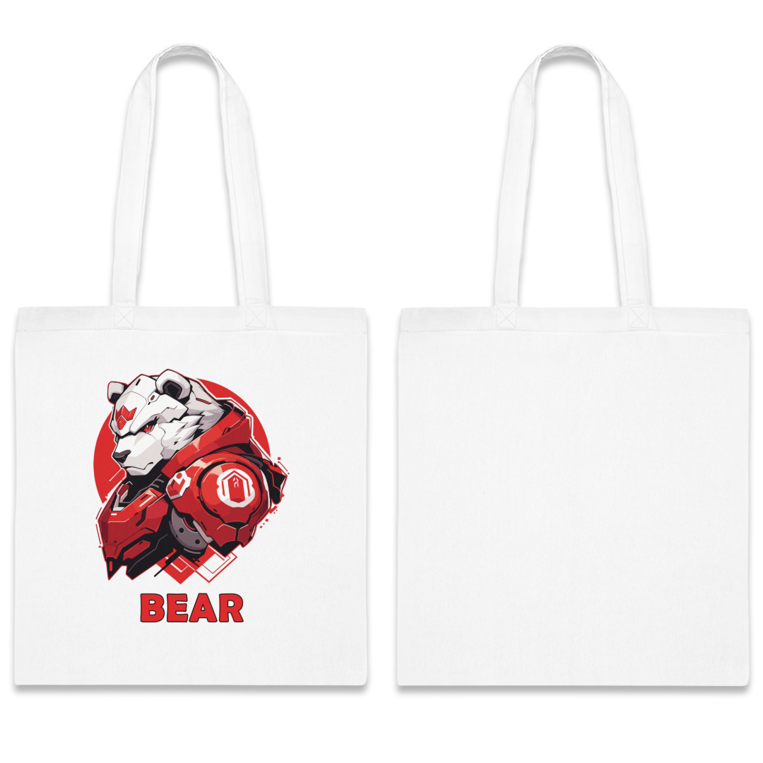 100%纯棉帆布手提袋 | Mascot-Bear-009