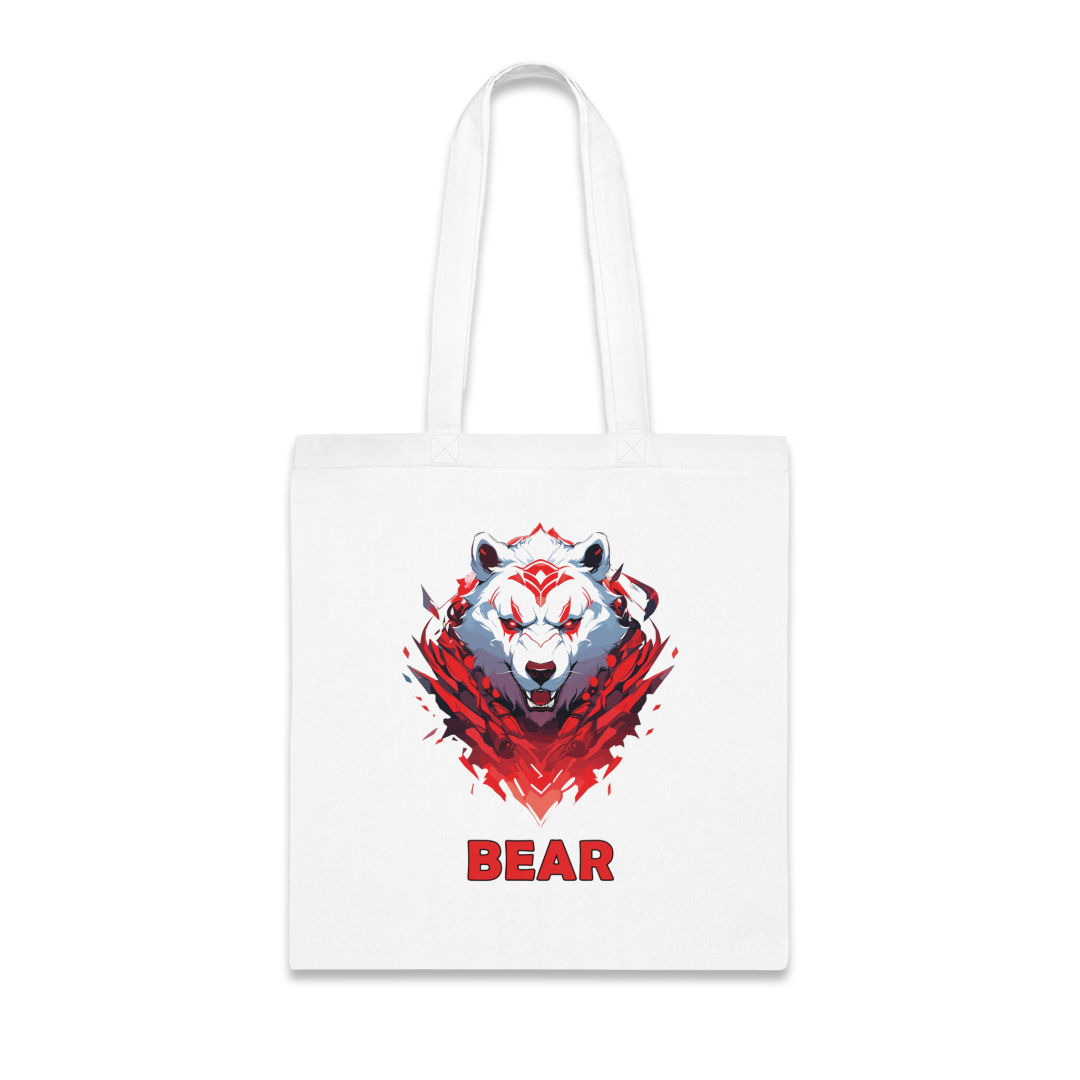 100%纯棉帆布手提袋 | Mascot-Bear-010