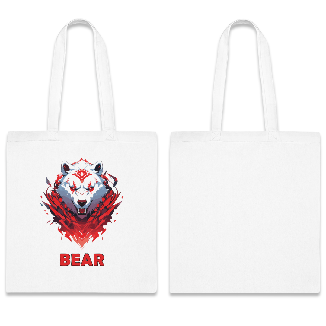 100%纯棉帆布手提袋 | Mascot-Bear-010