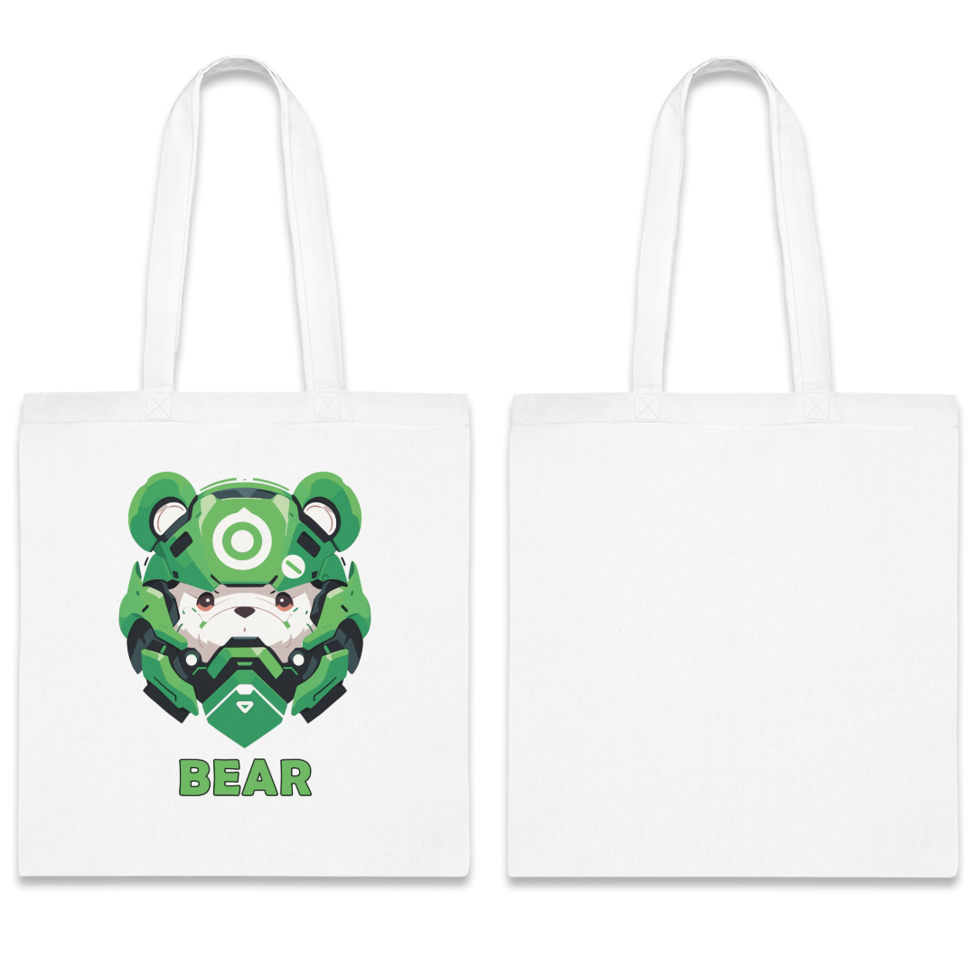 100%纯棉帆布手提袋 | Mascot-Bear-011