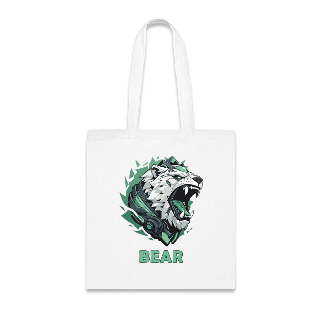 100%纯棉帆布手提袋 | Mascot-Bear-012