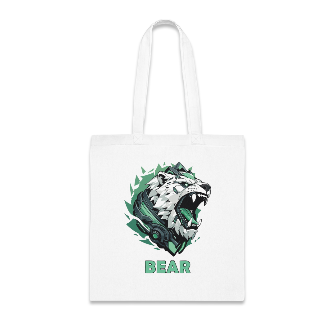 100%纯棉帆布手提袋 | Mascot-Bear-012
