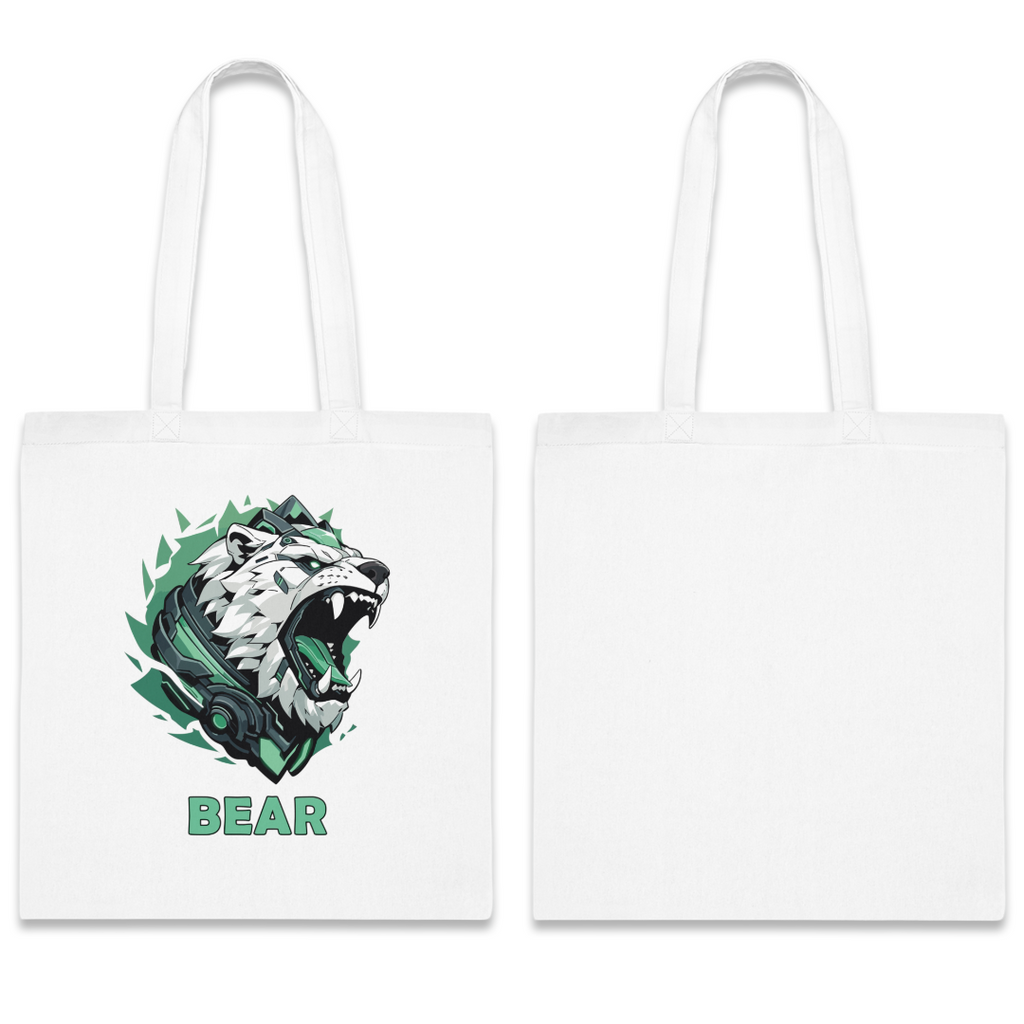 100%纯棉帆布手提袋 | Mascot-Bear-012