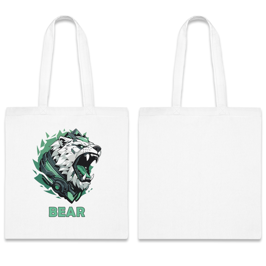 100%纯棉帆布手提袋 | Mascot-Bear-012