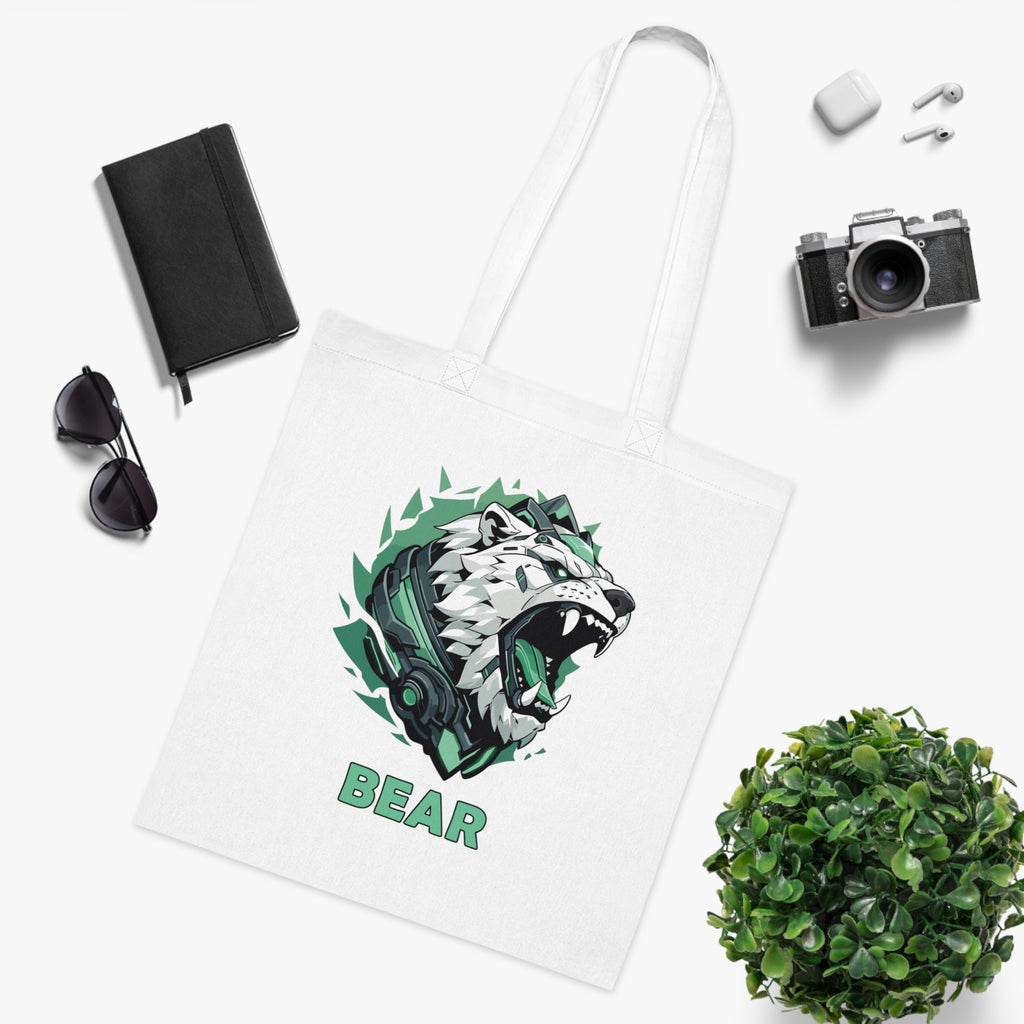 100%纯棉帆布手提袋 | Mascot-Bear-012