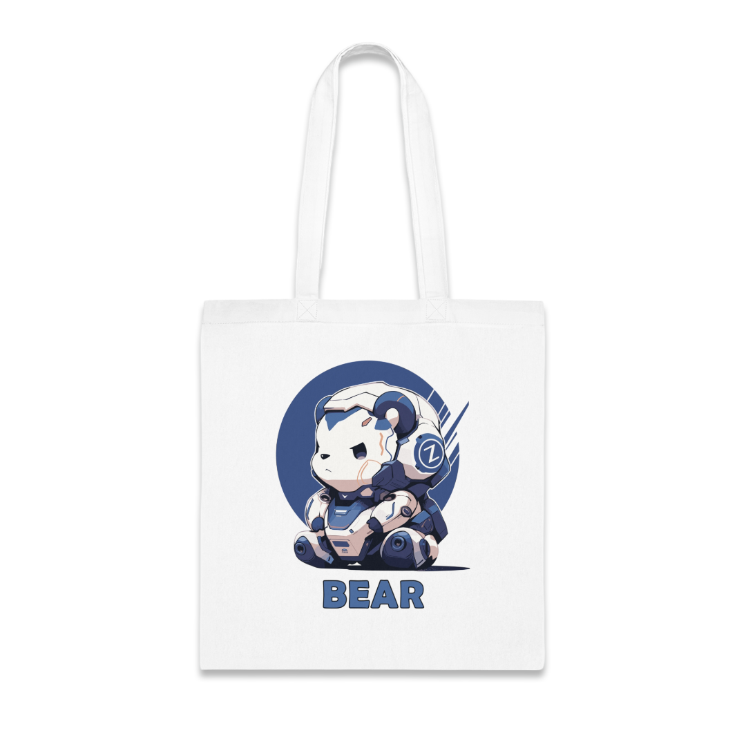100%纯棉帆布手提袋 | Mascot-Bear-013