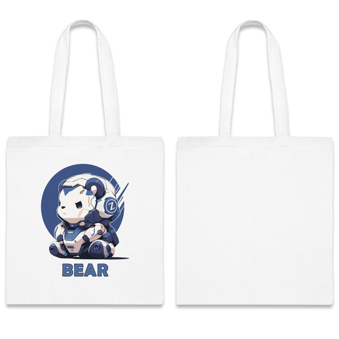 100%纯棉帆布手提袋 | Mascot-Bear-013