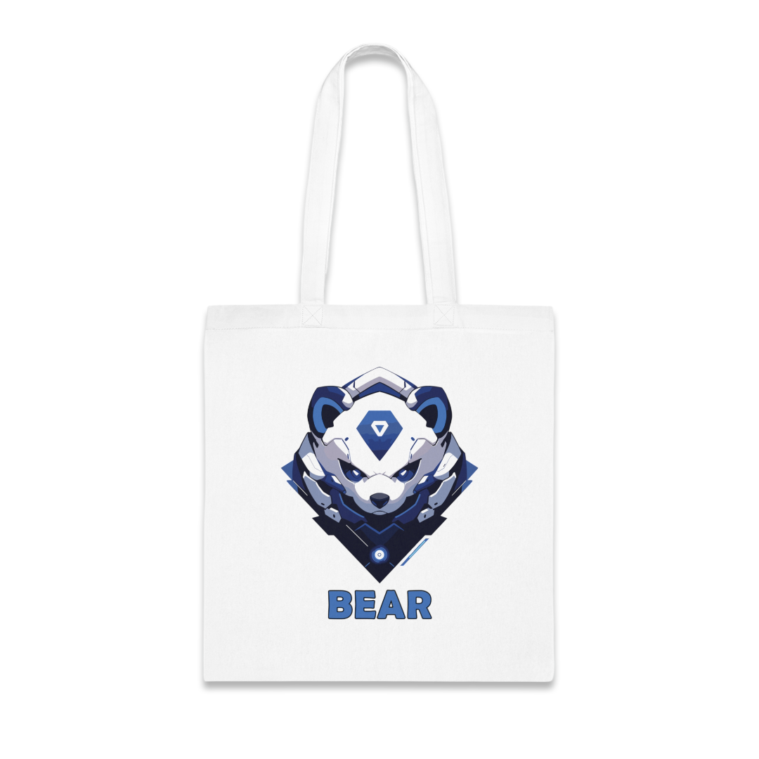 100%纯棉帆布手提袋 | Mascot-Bear-014