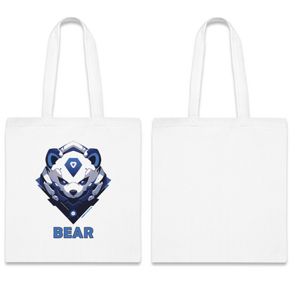 100% Cotton Canvas Tote Bag | Mascot-Bear-014