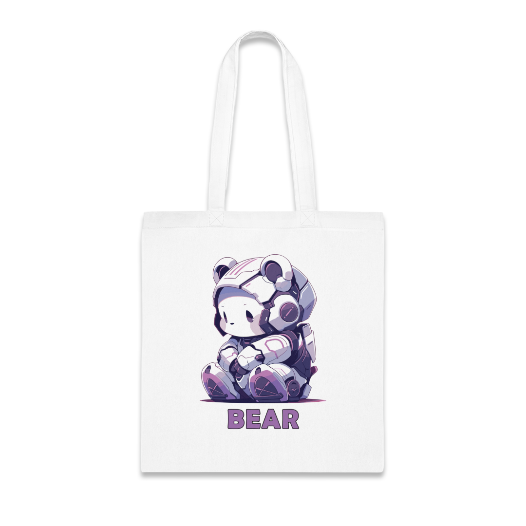 100%纯棉帆布手提袋 | Mascot-Bear-016