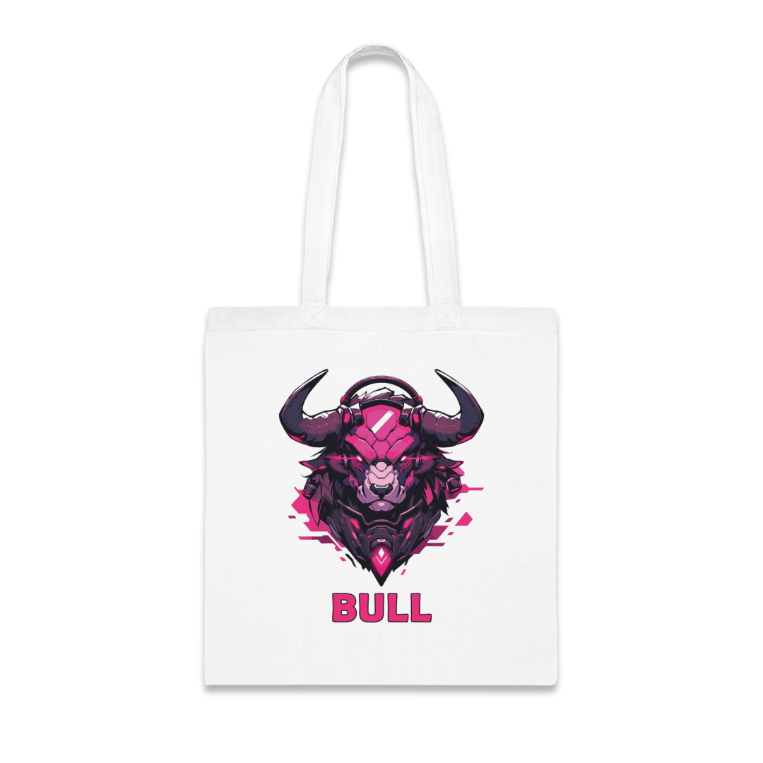 100%纯棉帆布手提袋 | Mascot-Bull-002