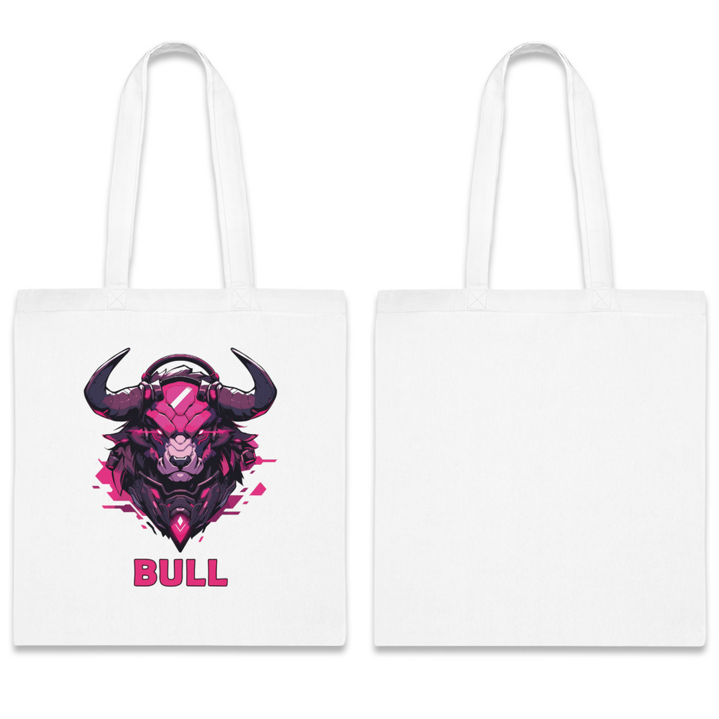 100%纯棉帆布手提袋 | Mascot-Bull-002