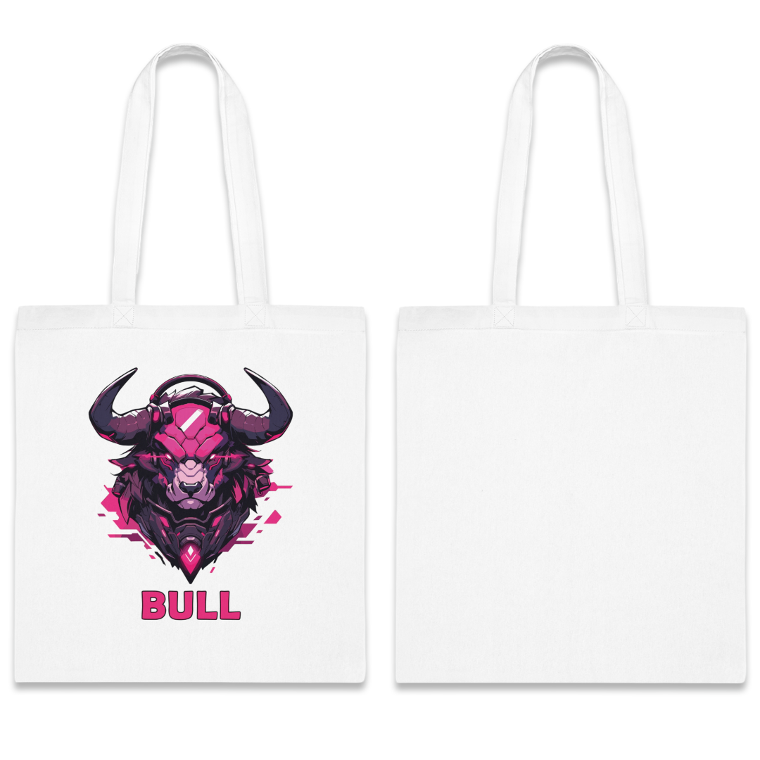 100%纯棉帆布手提袋 | Mascot-Bull-002