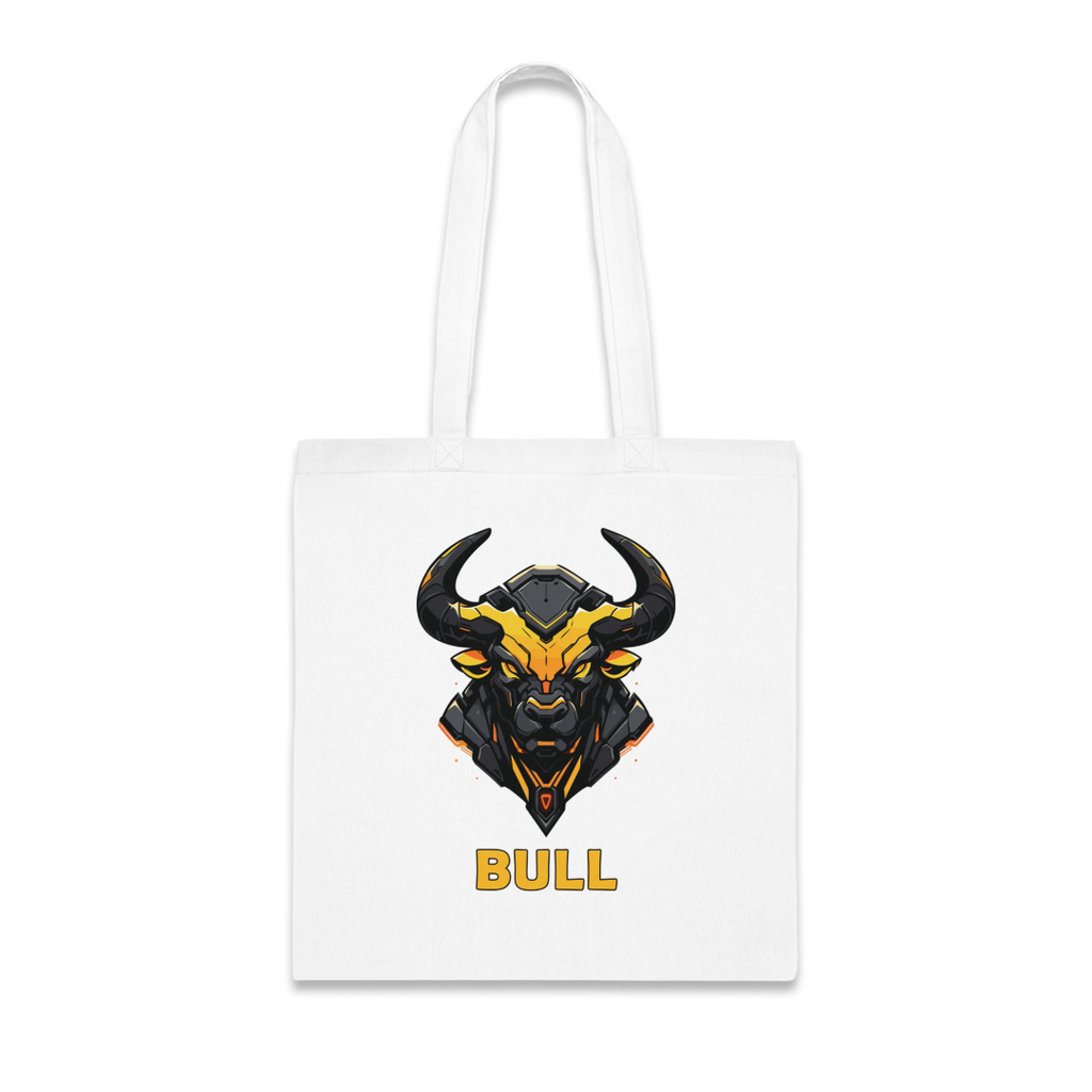 100%纯棉帆布手提袋 | Mascot-Bull-003