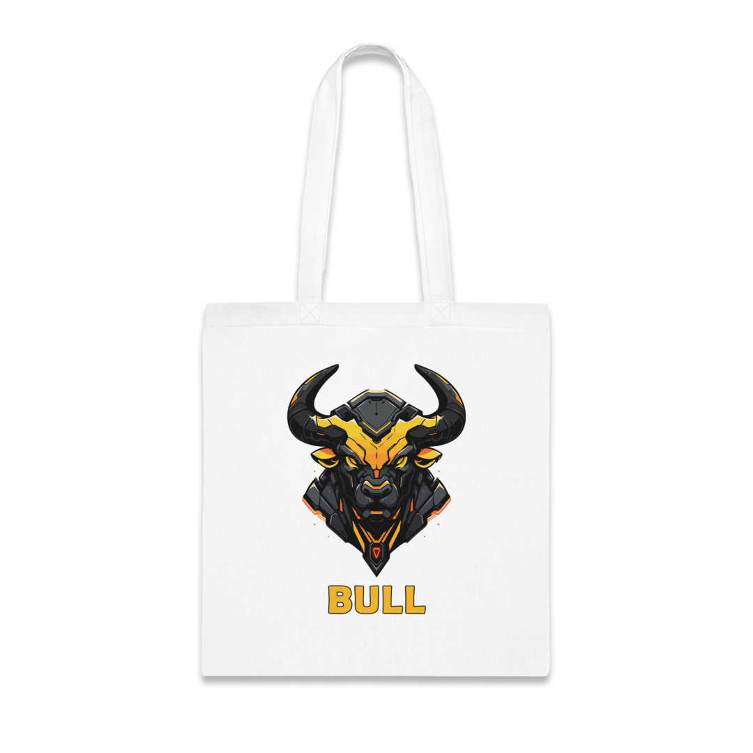 100%纯棉帆布手提袋 | Mascot-Bull-003