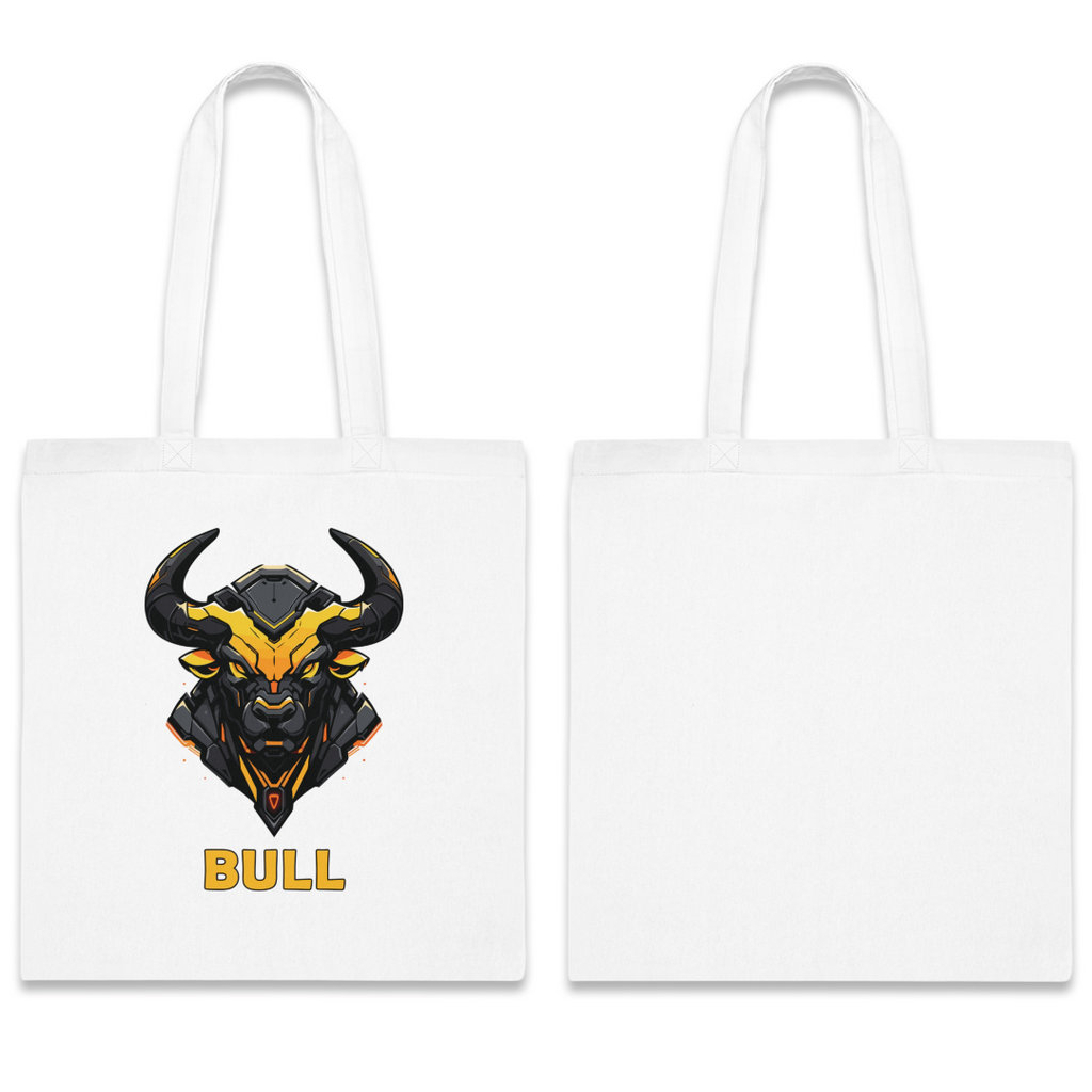 100%纯棉帆布手提袋 | Mascot-Bull-003