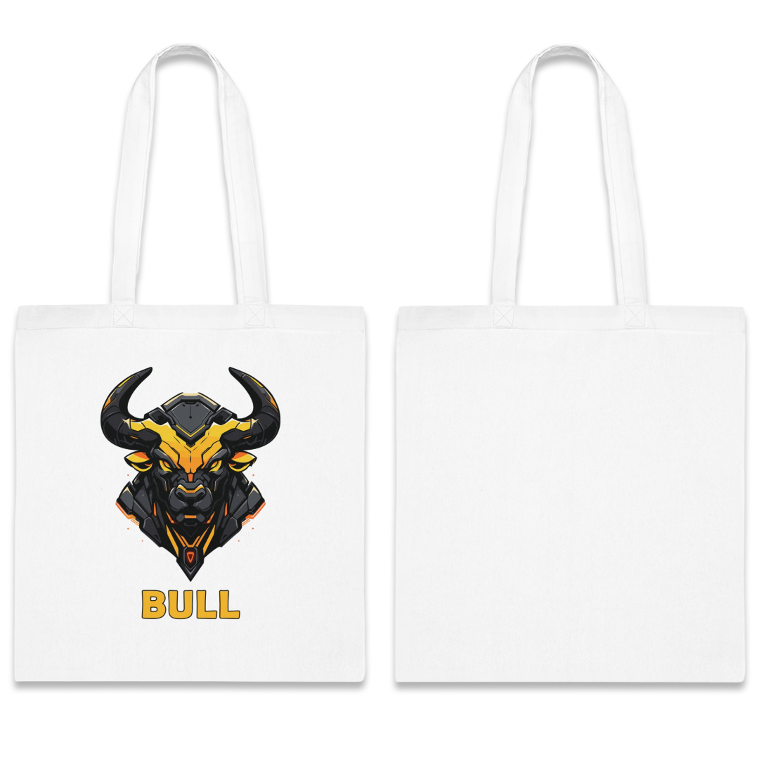 100%纯棉帆布手提袋 | Mascot-Bull-003