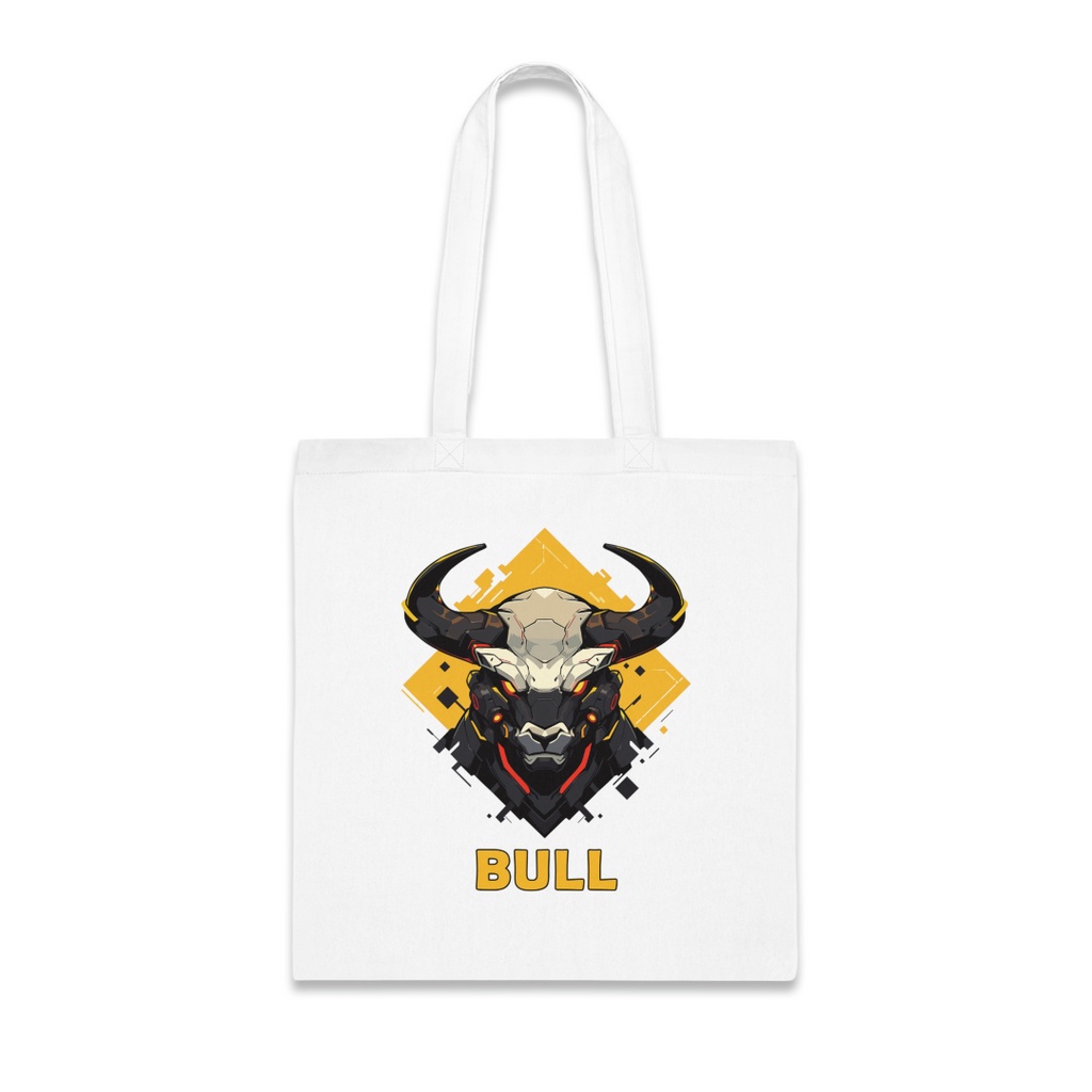 100%纯棉帆布手提袋 | Mascot-Bull-004