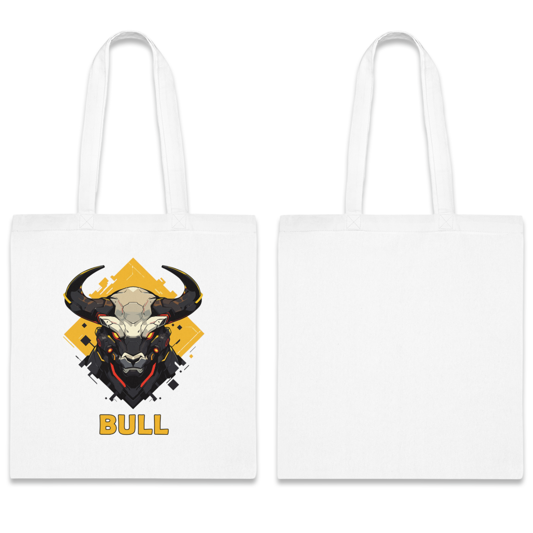 100%纯棉帆布手提袋 | Mascot-Bull-004
