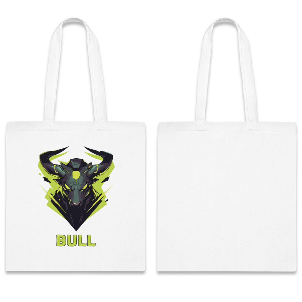 100%纯棉帆布手提袋 | Mascot-Bull-005