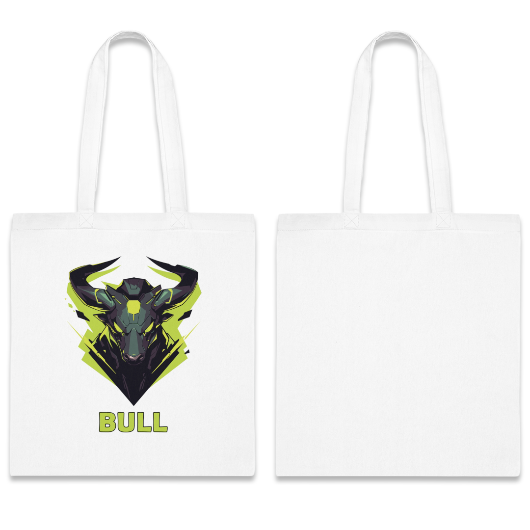 100%纯棉帆布手提袋 | Mascot-Bull-005