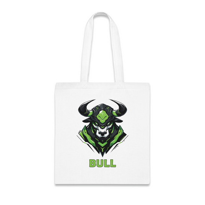 100% Cotton Canvas Tote Bag | Mascot-Bull-006