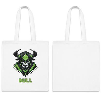 100% Cotton Canvas Tote Bag | Mascot-Bull-006