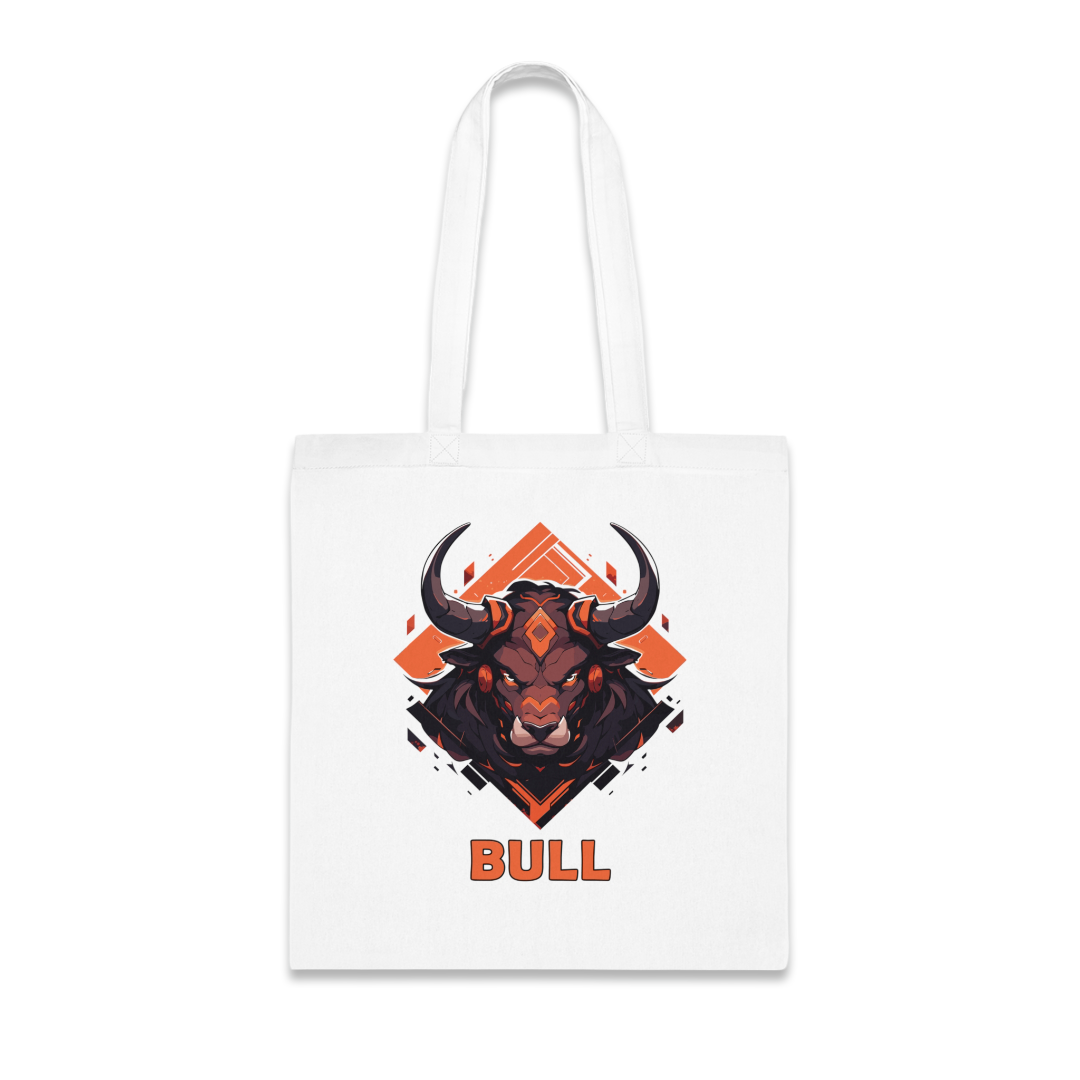 100%纯棉帆布手提袋 | Mascot-Bull-007