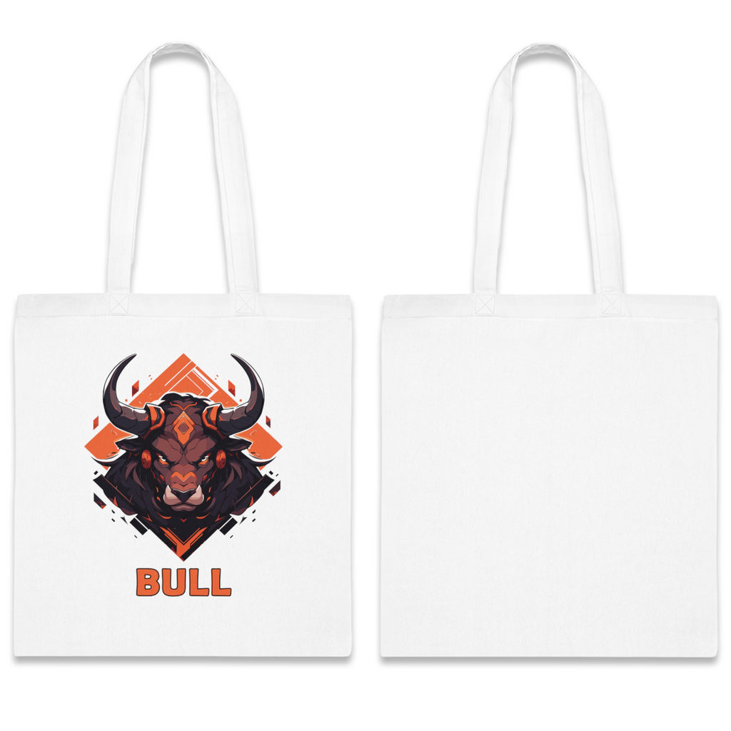 100%纯棉帆布手提袋 | Mascot-Bull-007
