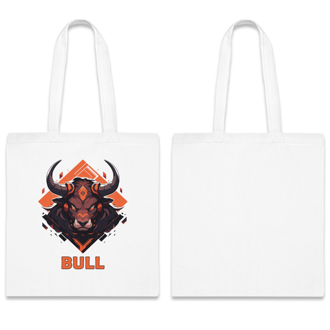 100%纯棉帆布手提袋 | Mascot-Bull-007